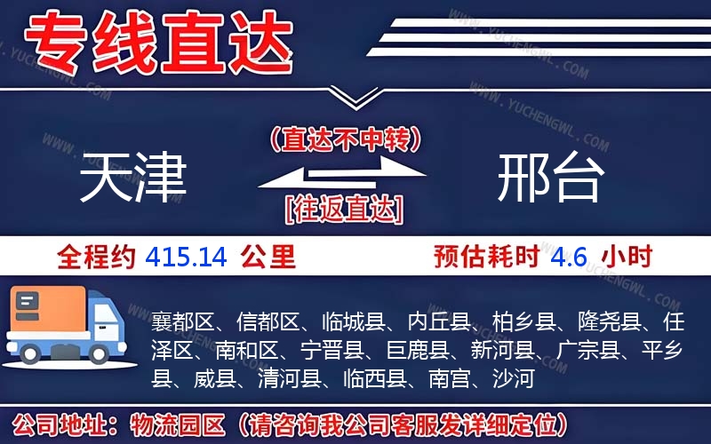 天津到邢臺物流公司