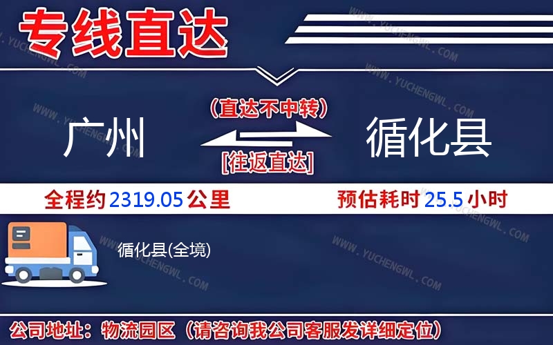 廣州到循化縣物流公司