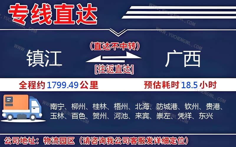 鎮(zhèn)江到廣西物流公司